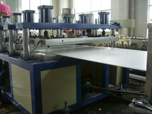 WPC /PVC wood plastic foam board wpc extrusion production System 1