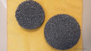 silicon carbide ceramic foam filter with great quality System 1