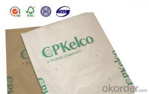 25kg White Kraft Paper Bag for Cement Paper Bag with Valve