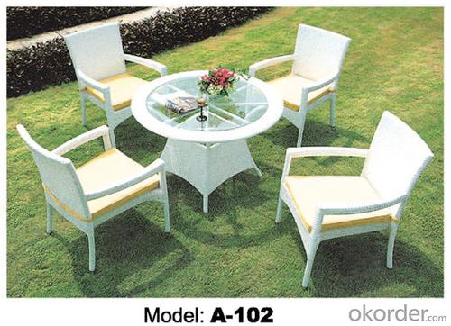 Outdoor furniture Hand Rattan Leisure chair & table suite A-102 System 1