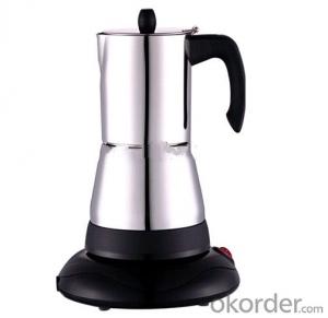 low wattage electric travel coffee maker stain steel stove top electric coffee maker System 1