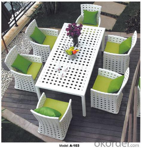 Outdoor Hand Rattan Coffee chair & table suite A-103 System 1