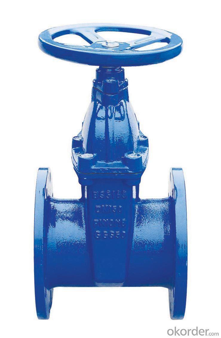 DN200 Non-rising Resilient Sluice Valve BS STANDARD