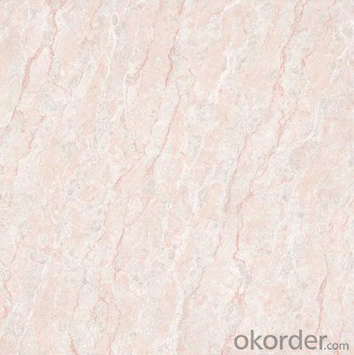 Polished Porcelain Tile Double Loading Natural Stone Serie Pink Color 6401 System 1