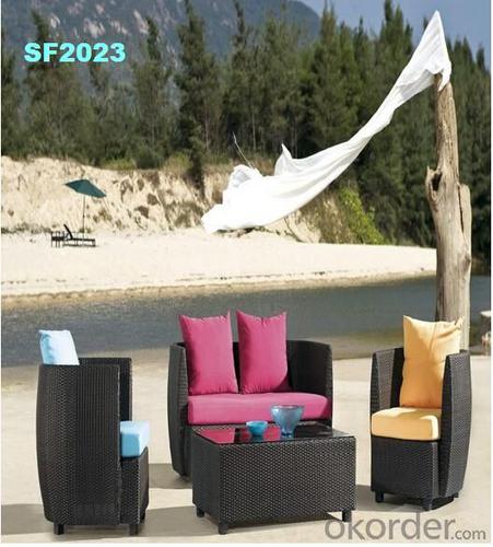 Outdoor Furniture Good Quality Cheap Price Synthetic Rattan Sofa SF2023 System 1