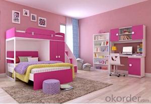 Hot Selling Children Wooden Single Bed with Night Stands WB08