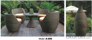 Combined Garden Furniture Leisure Rattan Outdoor Furniture   A-206