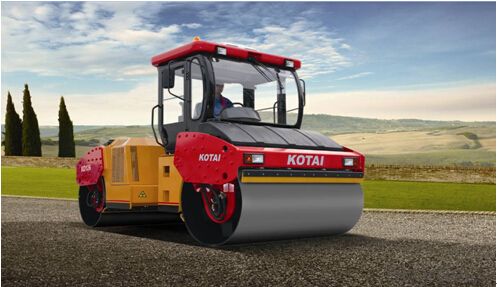 KD126/KD126F fully hydraulic double drum vibratory roller System 1