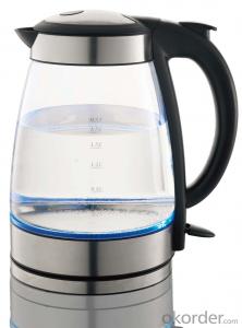 1.7 Litre Glass Electric Kettle with Boil-dry and overheat protection