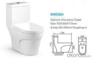 Sanitary ware factory siphonic ceramic wholesale dual flush one piece toilet