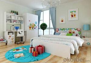 Hot Selling Children Wooden Single Bed with Night Stands WB03