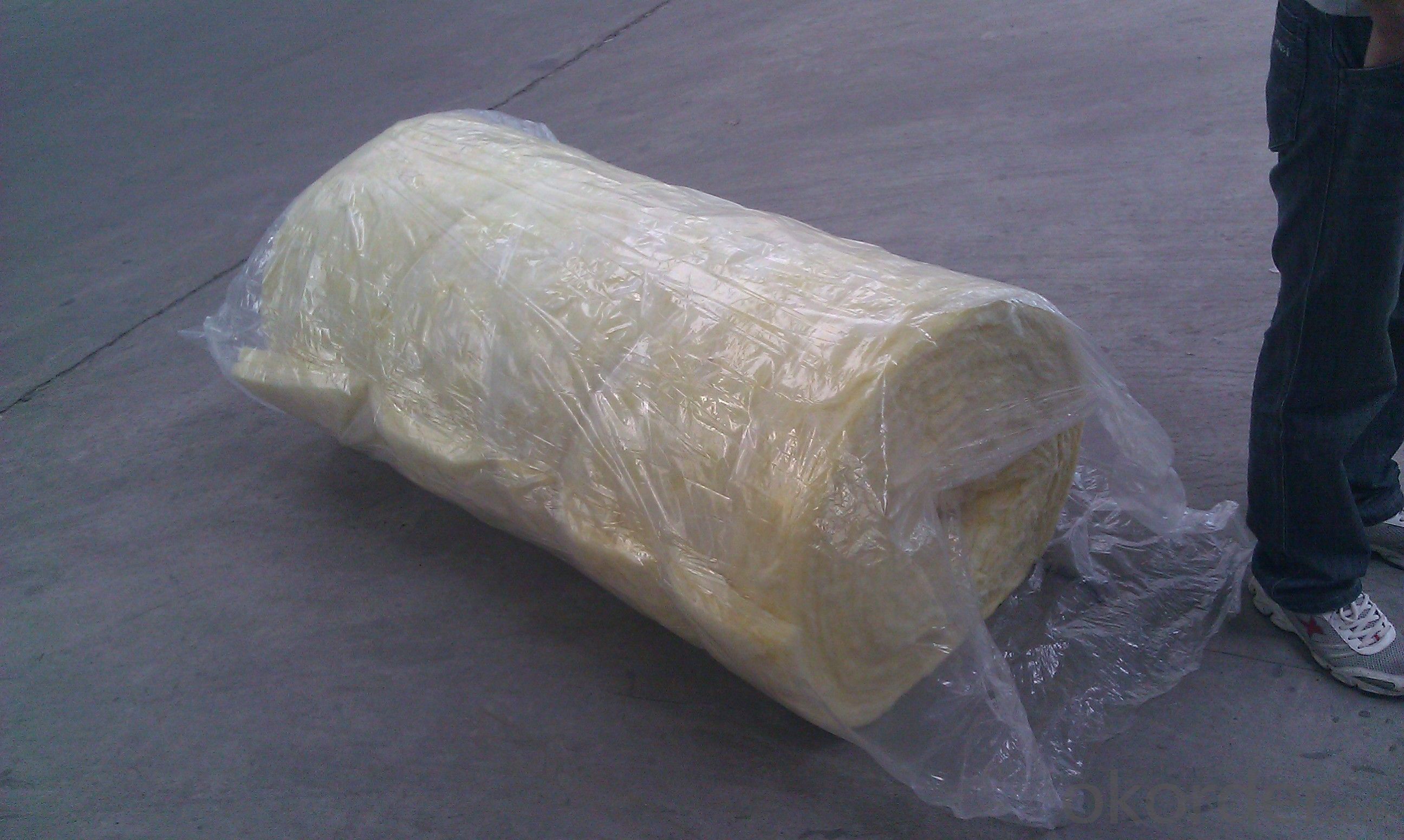 glass wool blanket glasswool board with black tissue