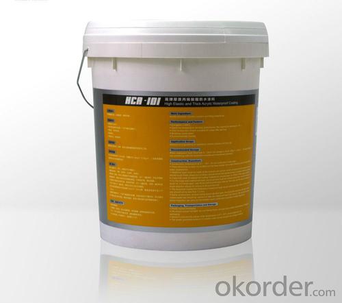 HCA-101 High Elastic Thick Acrylate Waterproofing Paint System 1