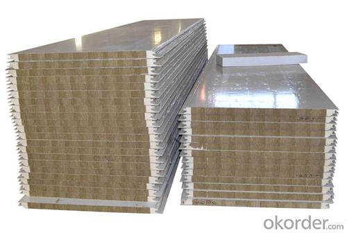 Faraday Bag Aluminum Foil Rockwool Sandwich Panel for Prefabricated House System 1