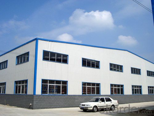Steel Prefabricated WarehousePprice with Galvanized H Steel System 1