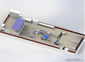 Construction waste sorting and crushing production line
