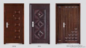 High Quality Steel Wooden Armored Door Series System 1