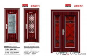 new design Cheap Steel Security Door with good quality System 1