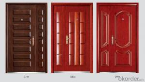 Steel Wooden Armored Doors for Decoration