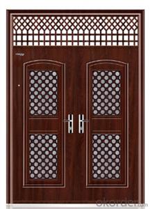 security steel door with new design and different colors System 1