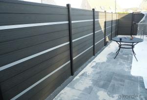 DIY Wood Plastic Composite Fence for better installation