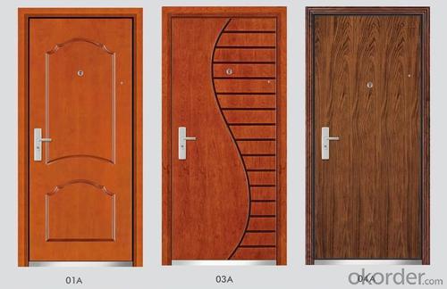 Standard Steel Wooden Armored Doors with Good Quality System 1