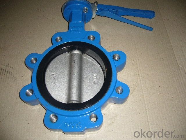 Lug Type Butterfly Valve Without Pin Ductile Iron DN70