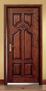 Steel Wooden Armored Doors with Different Designs