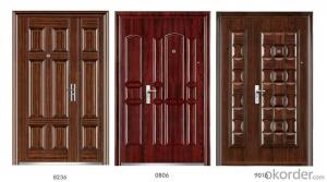 Standard Steel Security Doors with Different Designs
