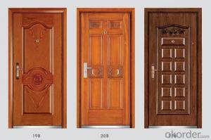 High Quality Steel Wooden Armored Doors for Flats