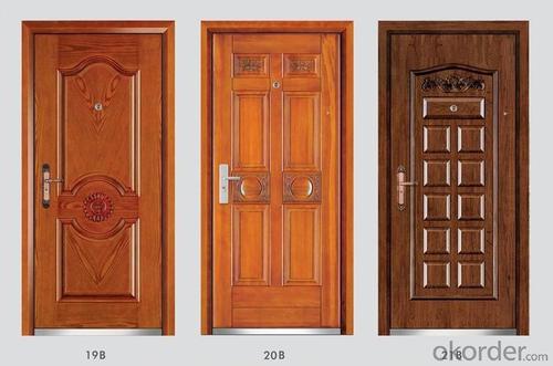 High Quality Steel Wooden Armored Doors for Flats System 1