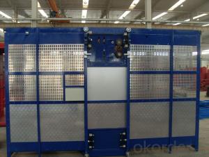 building material hoist 1200kgs one cage with frequency converter building hoist SC120G System 1