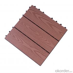 Wood Plastic Composite Tiles for different types