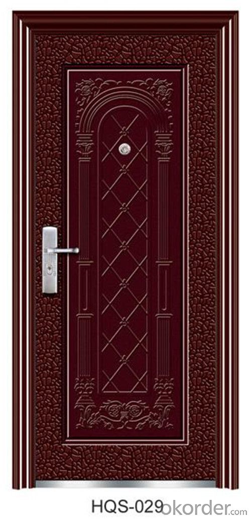 security steel door with new design and different colors