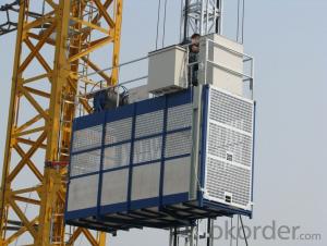 0-63m/min construcion lifting equipment hoisting SC120 System 1
