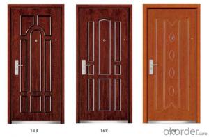 Standard Steel Wooden Armored Doors for Flats