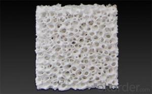 Zirconia ceramic foam filter for stainless steel manufacturer System 1