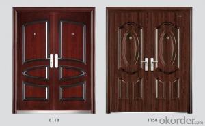 Standard Steel Security Doors with Different Designs