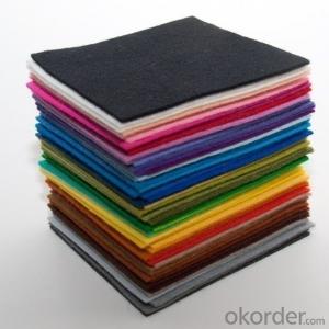 Non woven polyestehandmade wool felt for china System 1