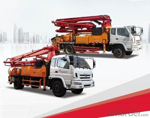 Truck-mounted Concrete Placing Boom truck type System 1