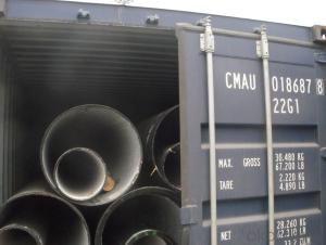 DUCTILE  IRON PIPES  AND PIPE FITTINGS k8 CLASS DN1200 System 1