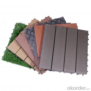 Wood Plastic Composite Tiles for different types