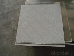 PVC Laminating Gypsum Ceiling Tiles for Decoration System 1