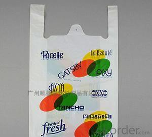 HDPE plastic bag with printing