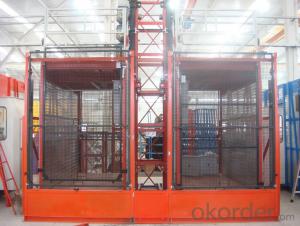 0-63m/min SC100G construction lift hoist System 1