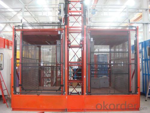 0-63m/min SC100G construction lift hoist System 1