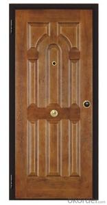 Italy Style Steel Wooden Armored Doors with Good Prices