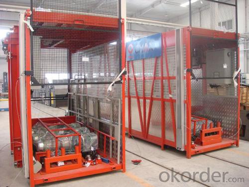 0-46m/min SC200G construction material lift System 1