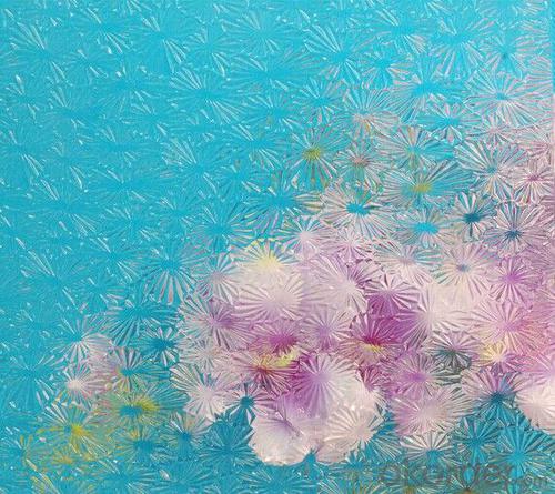 Temperable grade -clear pattern glass-Floralite System 1