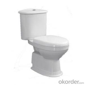 S-trap 150 mm roughing-in washdown two-piece hospital toilet/bathroom vitreous ceramic toilet